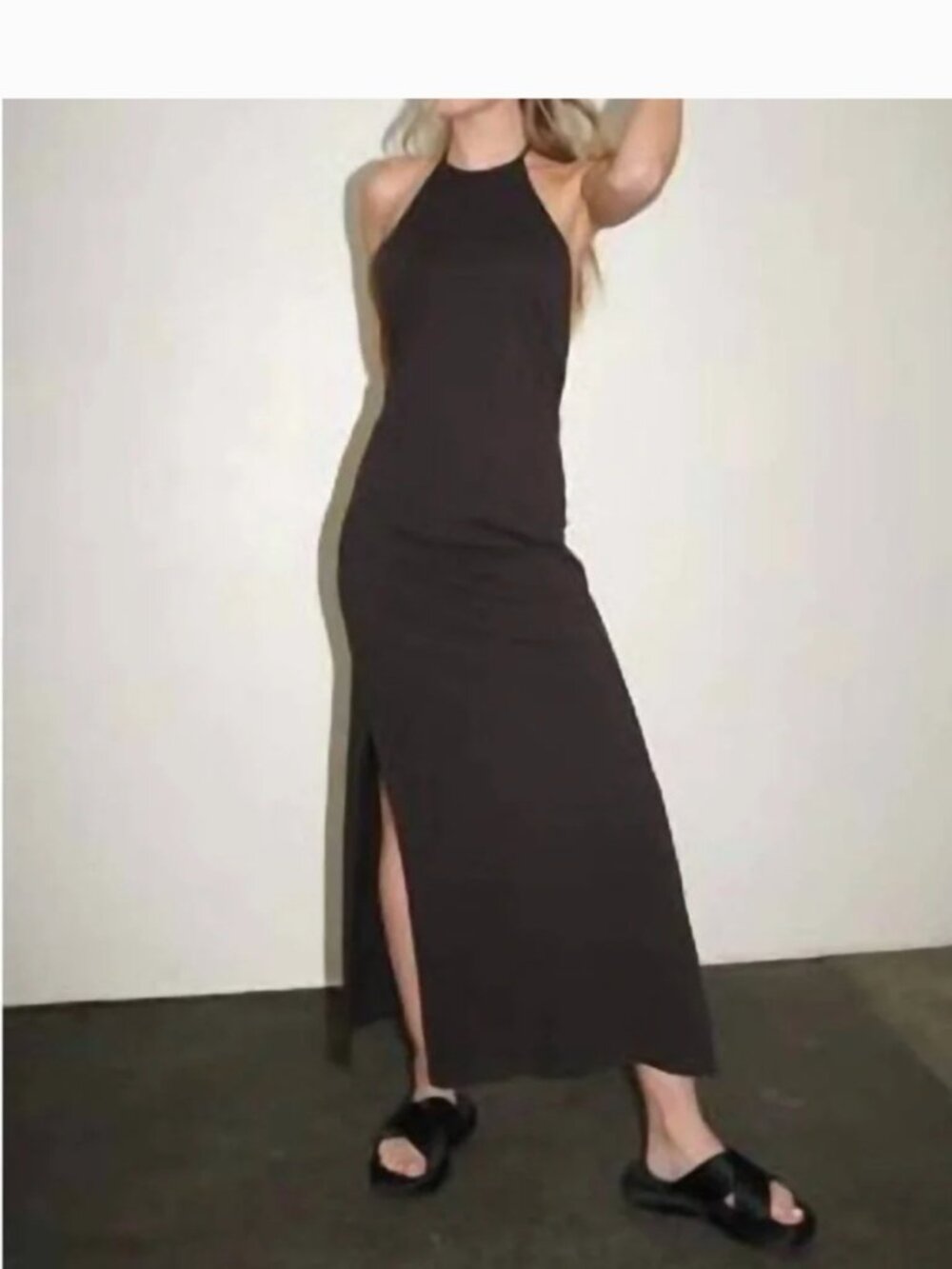 LNA Brand High Neck Dress